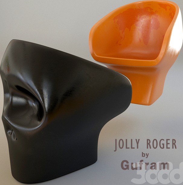 кресло Gufram Jolly Roger by Fabio Novembre