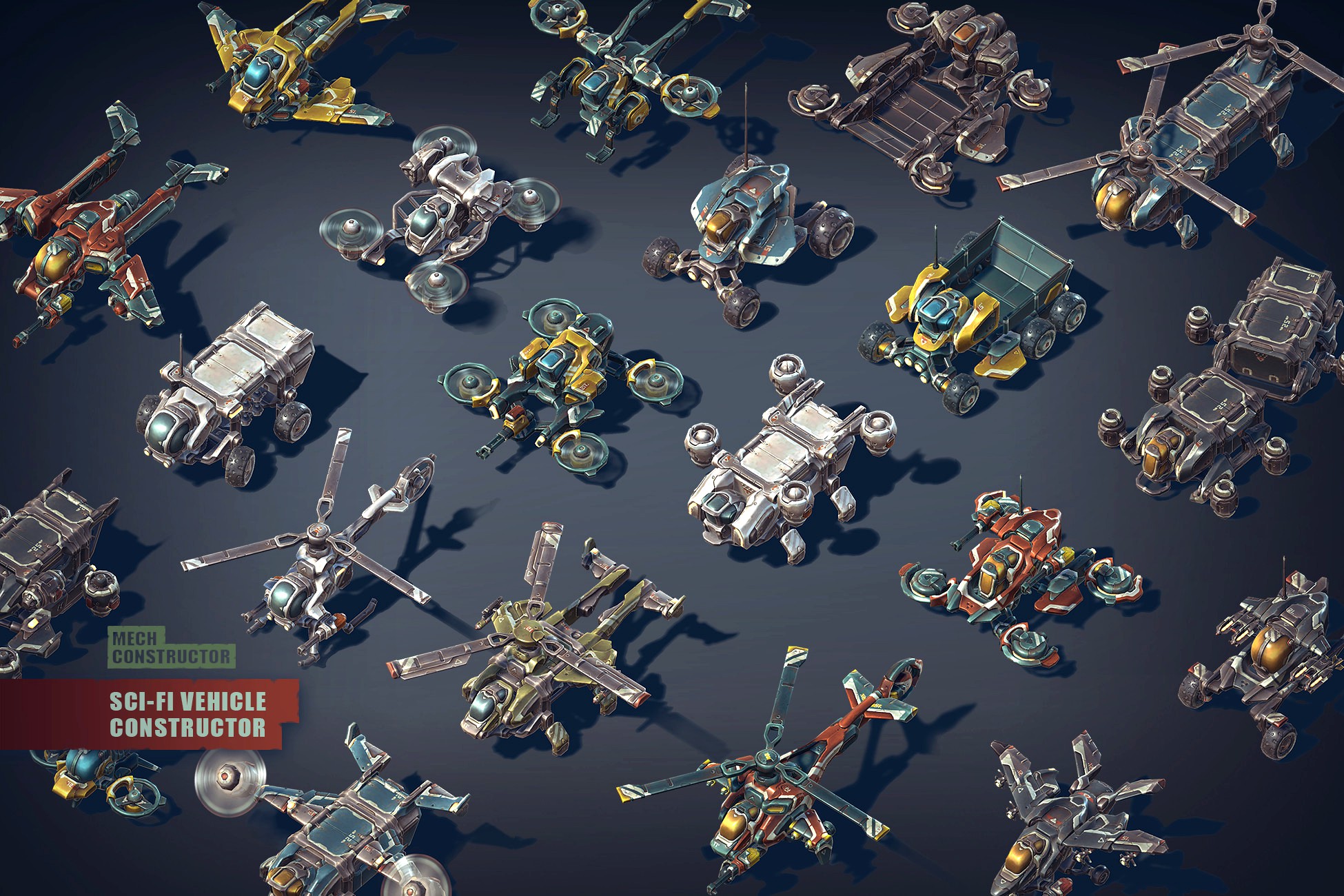Sci-Fi Vehicle Constructor