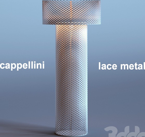 Cappellini Lace Metal Lamp