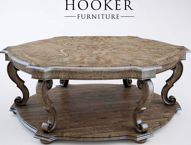 Hooker Furniture Solana Hexagonal Cocktail Table