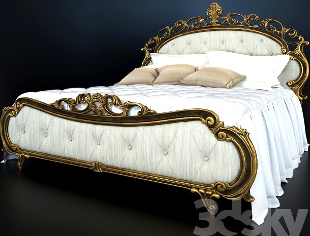 Bed Treci Cecchini Victoria Stucco