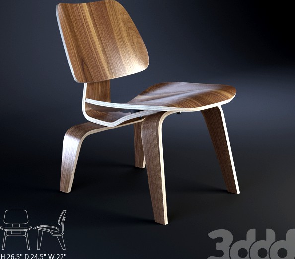 Eames Molded Plywood Lounge Chair