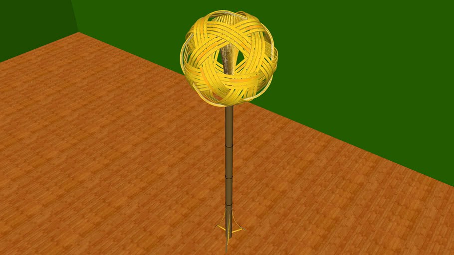 bamboo ball floor lamp