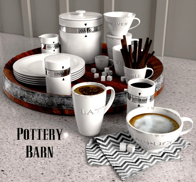 Pottery  Barn  COFFEE MUGS