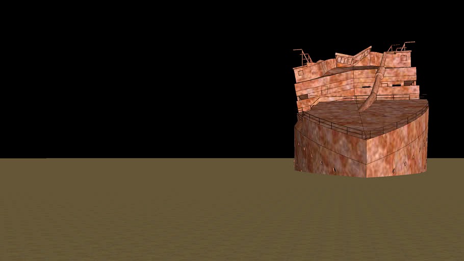 sunken titanic