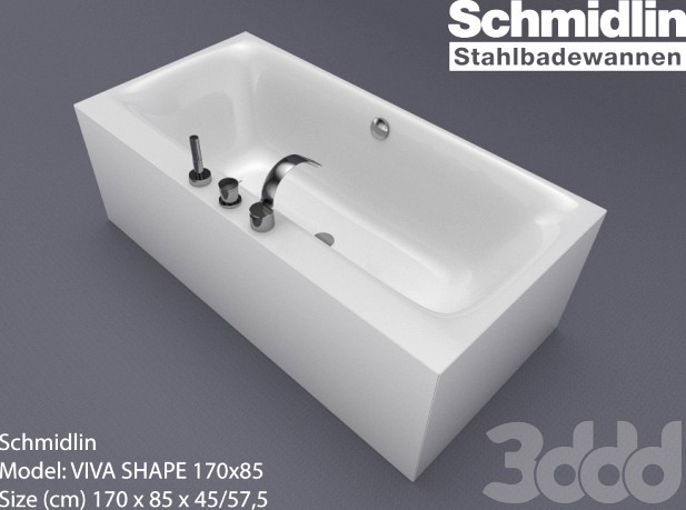 Bathtub VIVA SHAPE 170x85