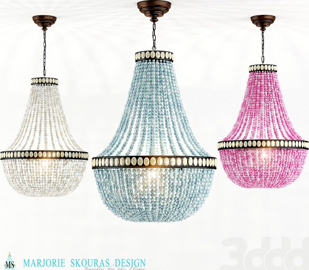 ЛЮСТРА ИЗ БУС / CHANDELIER with BEADs