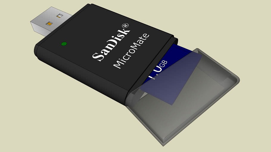 Card Reader with 1GB Memory Card