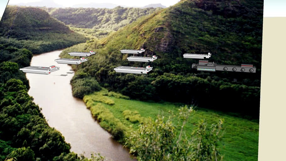 USNR Aerial Navy-AN Pure's being lead by the USS Holiday