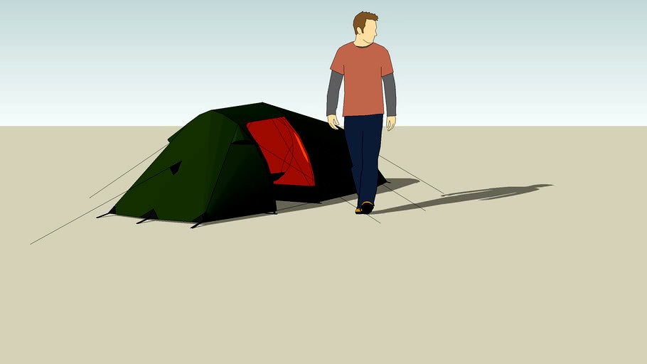 Tent, Vango Spirit 200+ in green