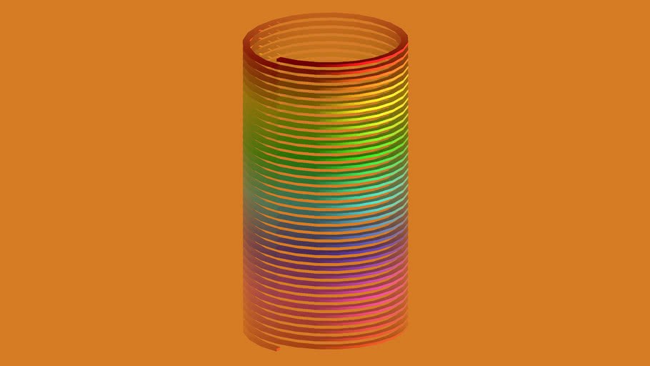 Rainbow slinky