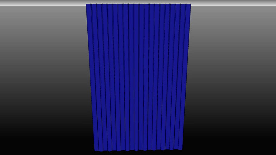 Renaissance 10'X22' Blue Drape