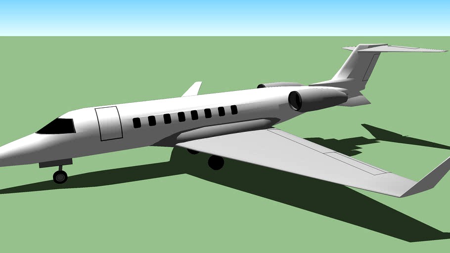 Learjet 45.