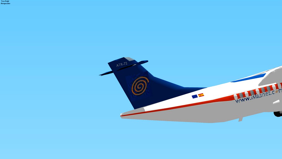 Islas Airways ATR-72 Despegando desde Tenerife Norte, España.