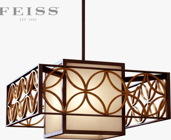 Feiss - Remy 2 Light Shade Pendant