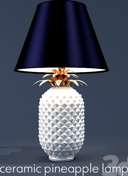 ceramic pineapple lamp