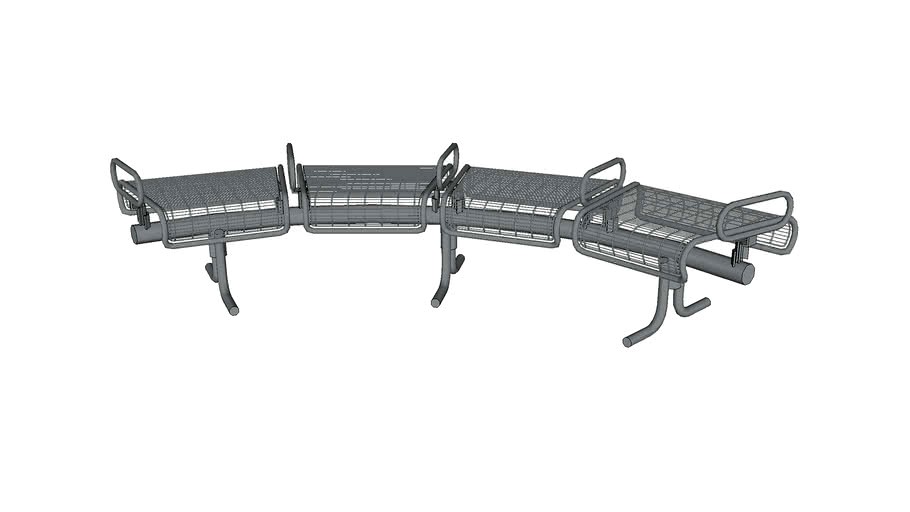 Plexus 4 Seat Bench