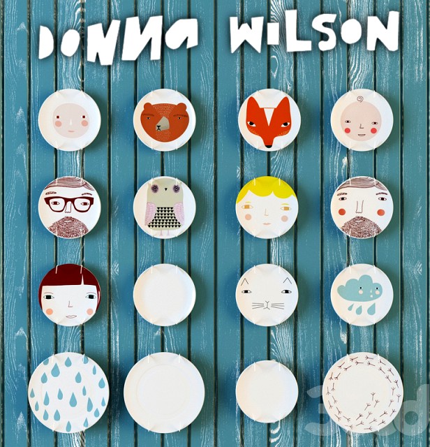 Тарелки Donna Wilson