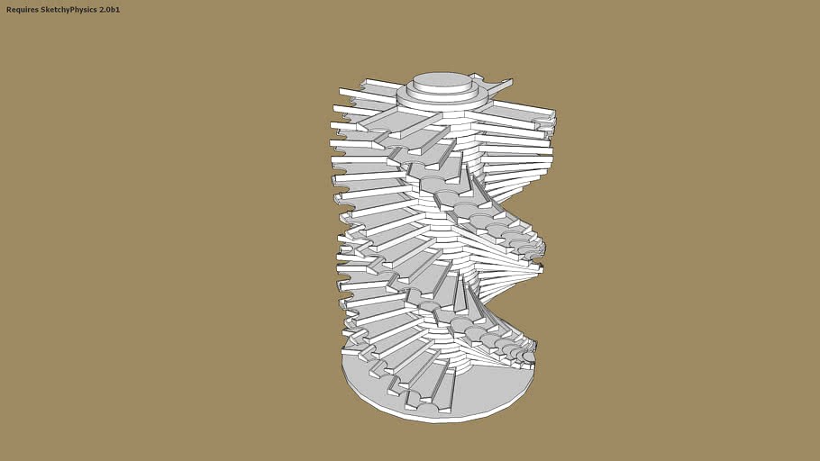 Rotating DVD Rack 3d model