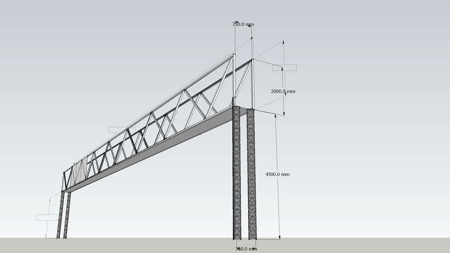 road signage trusses