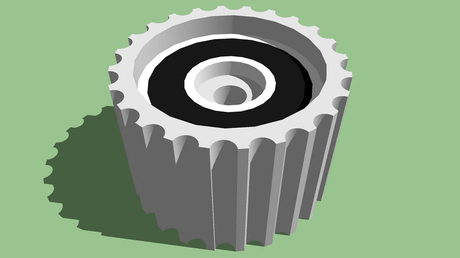 Subaru Timing Belt Idler 3d model