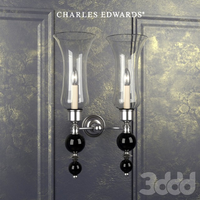 CHARLES EDWARDS - GLASS DOUBLE BALL