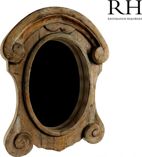 Mansard Scroll Mirror