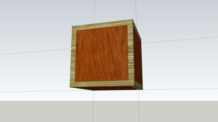 2' Wooden Cube