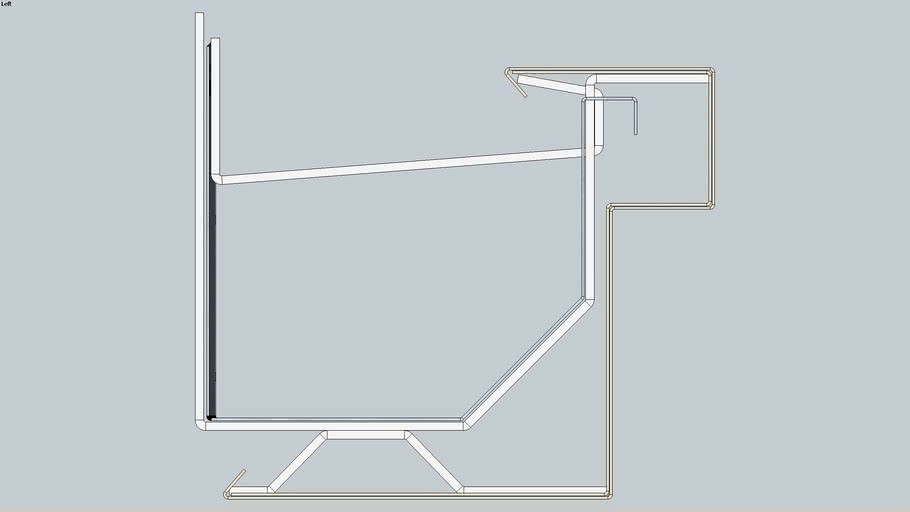 Batten 6' Concealed Gutter