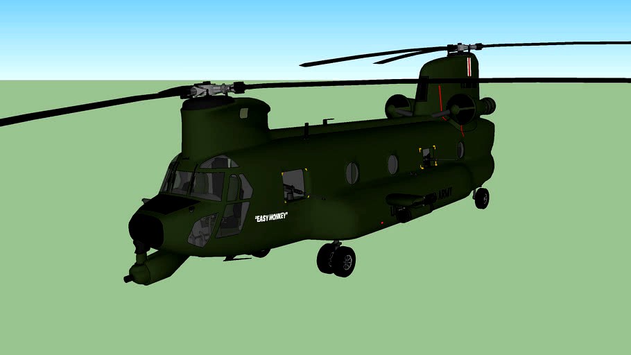 Boeing ACH-47A Chinook Gunship (1965-1975)