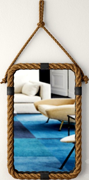 Rope Frame Wall Mirror