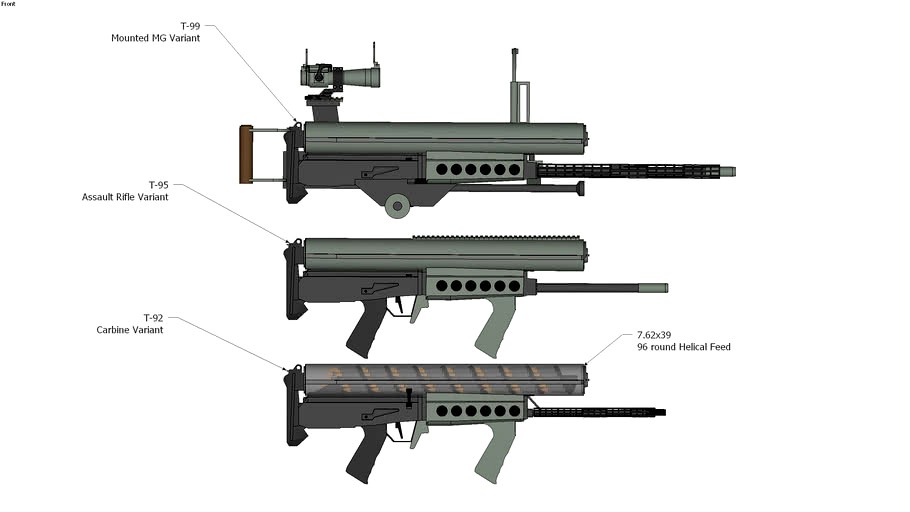 T-90 Series Bullpup Helix Rifles
