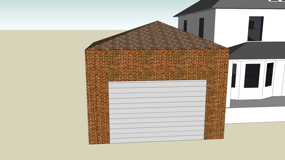 large house with garage