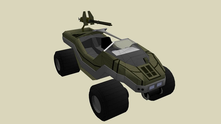 Halo Warthog 3d model