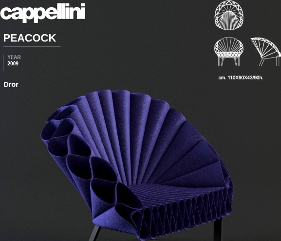 Cappellini Peacock armchair - Dror - 2009