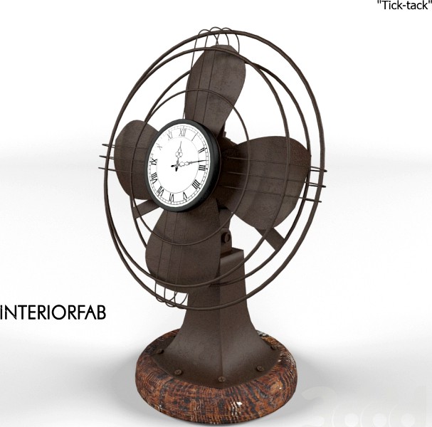 Часы "Tick-tack" fan  INTERIORFAB