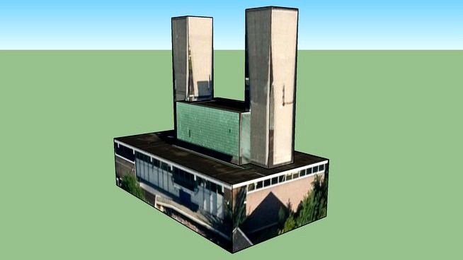 Amsterdam, IJtunnel gebouw, Nederland