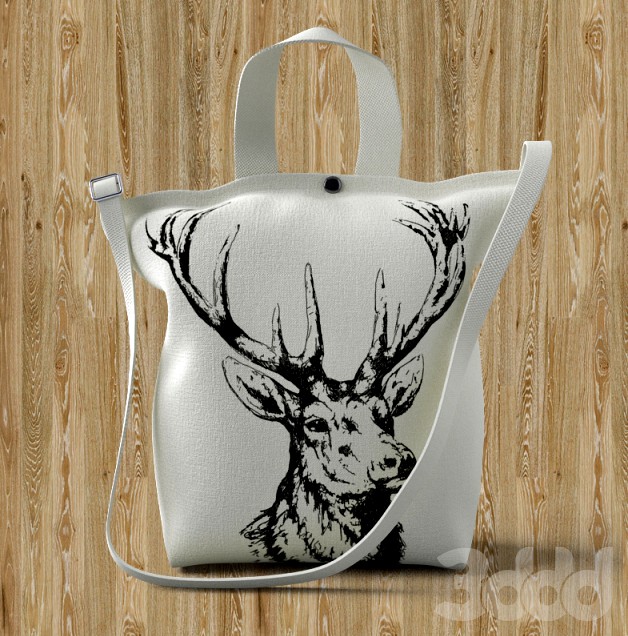 Deer Canvas Tote Bag