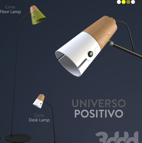 Universo Positivo Cone Floor Lamp