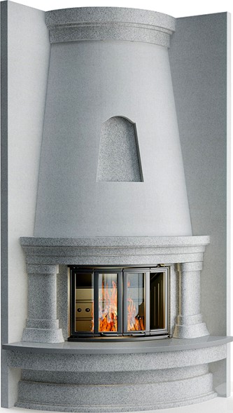 Fireplace scandinavian style 57