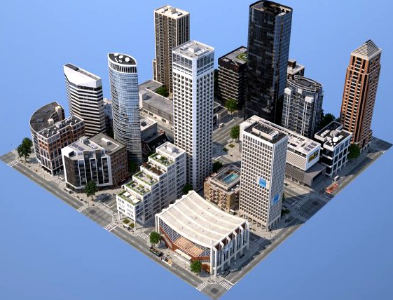 City KC6 3D Model