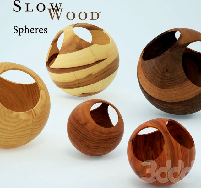 SlowWood Spheres containers