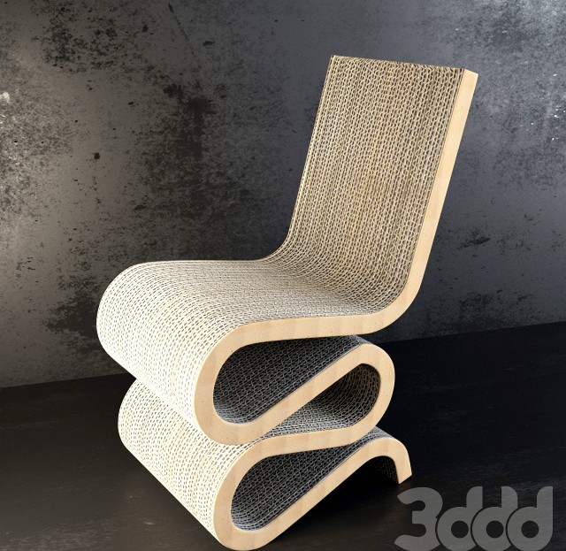 Frank Gehry Wiggle Side Chair