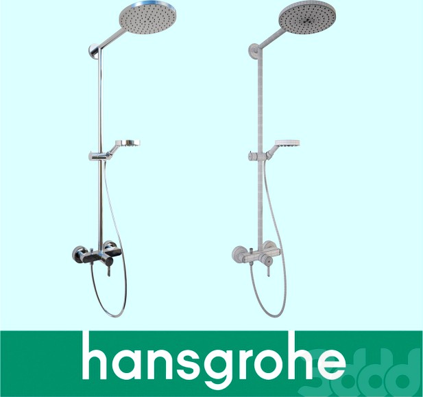 Hansgrohe Raindance Showerpipe 180 EcoSmart