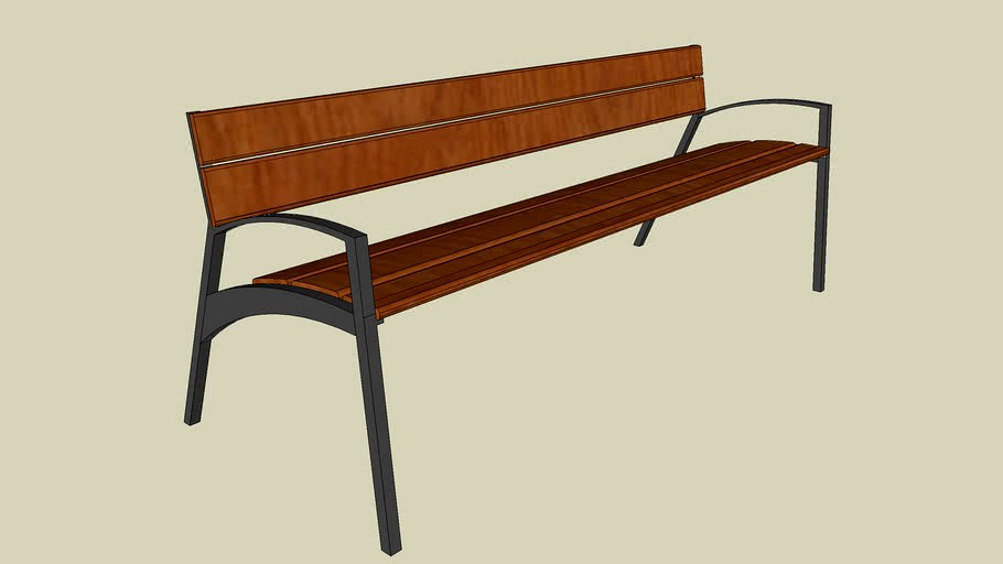 Vera LV155 5' Bench with Armrests by mmcite'