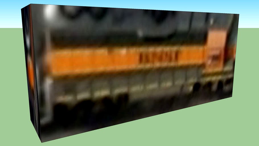 bnsf gp38-2 in Seattle, WA, USA