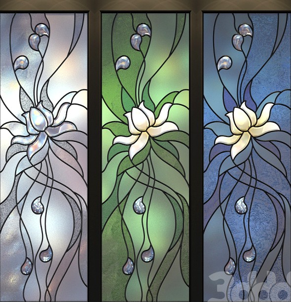 Витраж Lotus