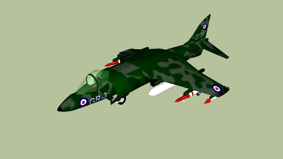 avion d'attaque Hawker Siddeley Harrier GR.3
