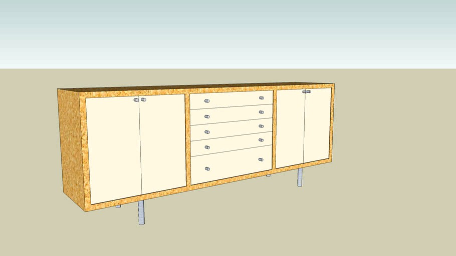 IKEA Magiker Sideboard 3d model