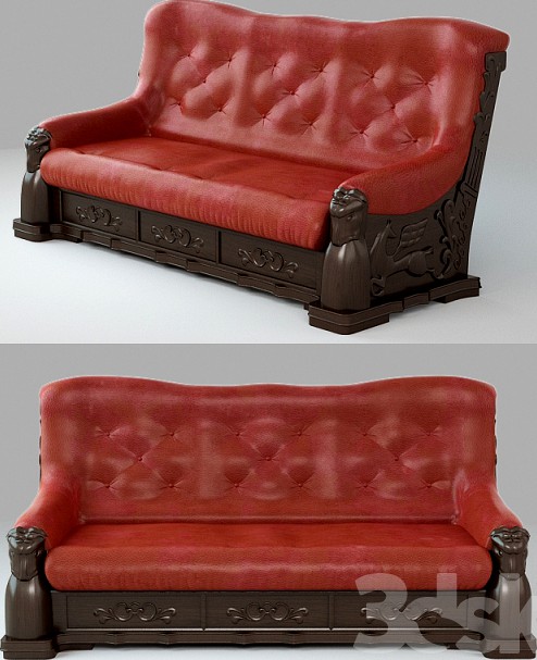 carved sofa